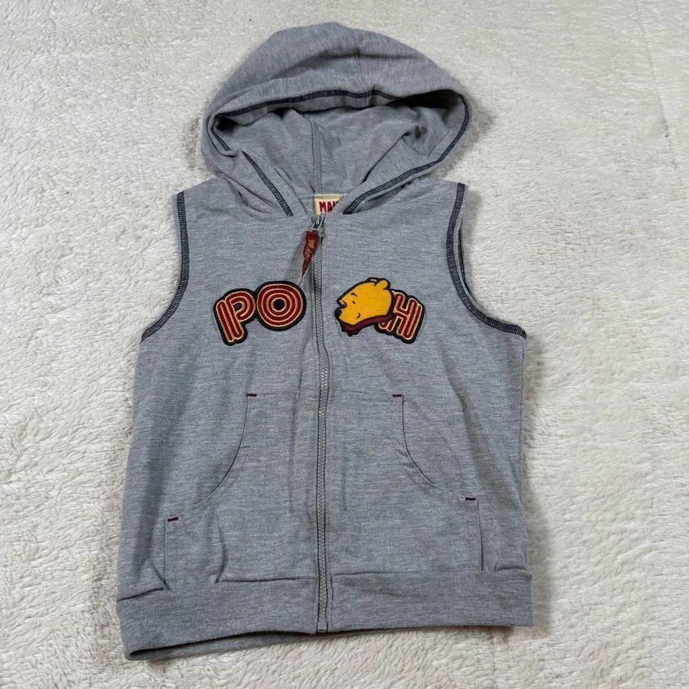 Vintage Main Street by Disney Winnie the Pooh Zip Up Kids Vest